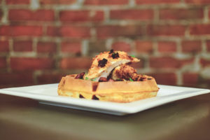 Chicken and Waffles at Foundry Kitchen and Bar